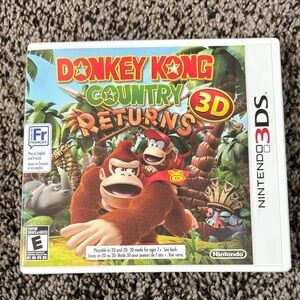 Nintendo 3DS Donkey Kong Country Returns 3D - Vibrant Jungle Adventure